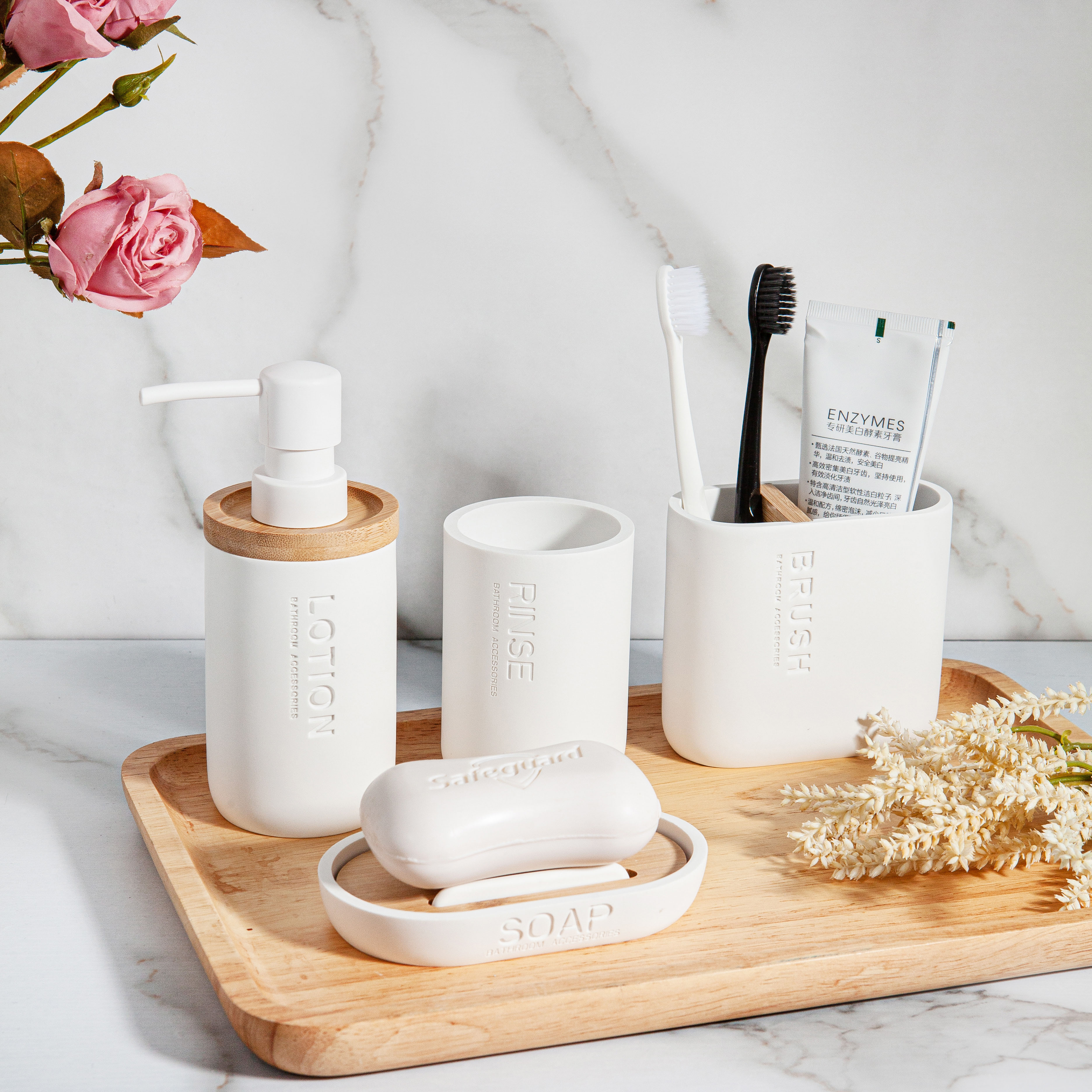 Luxury Polyresin Bamboo Bathro - Dish Brush Bamboo 리뷰 및 가격