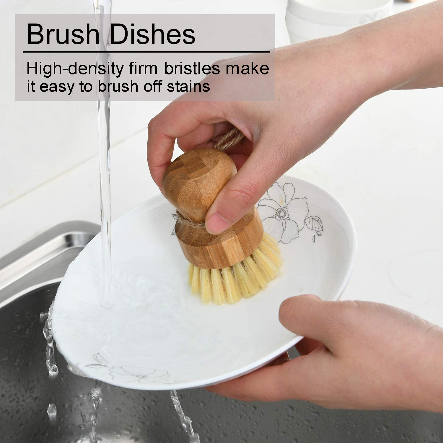 Bamboo Handle Dish Scrub Brush - Dish Brush Bamboo 리뷰 및 가격