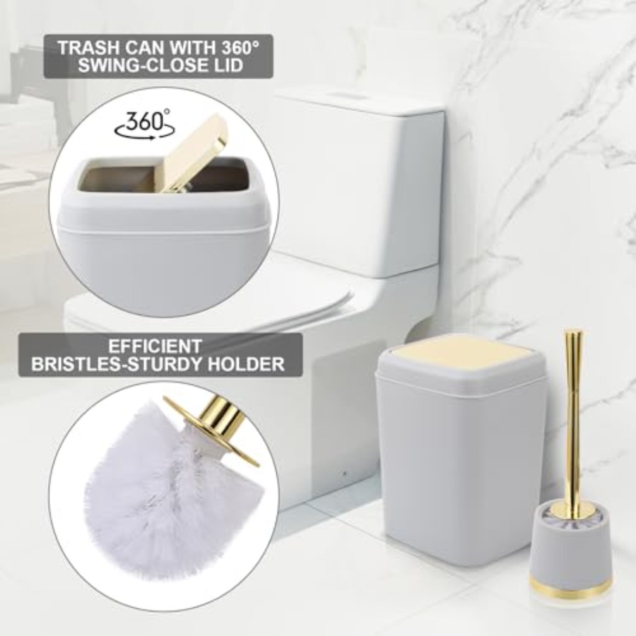 and Gold Accessories - 10 Pcs  - Dish Brush Bamboo 리뷰 및 가격