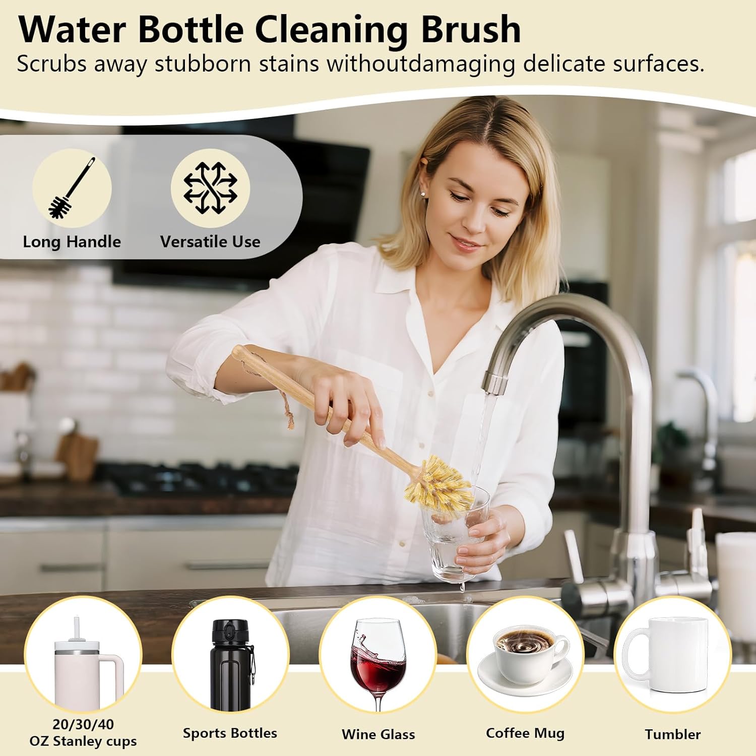 5 Pack Bamboo Dish Brush Set w - Dish Brush Bamboo 리뷰 및 가격