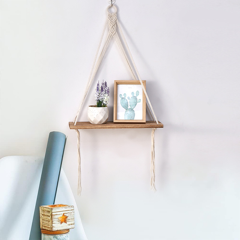 Boho Macrame Wall Shelf Handma - Sustainable Living Walla Walla 리뷰 및 가격