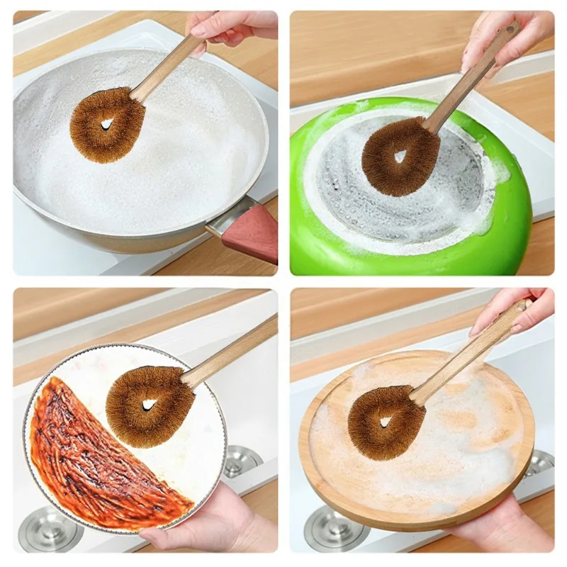 1Pc Eco Coconut Fiber Dish Bru - Dish Brush Bamboo 리뷰 및 가격