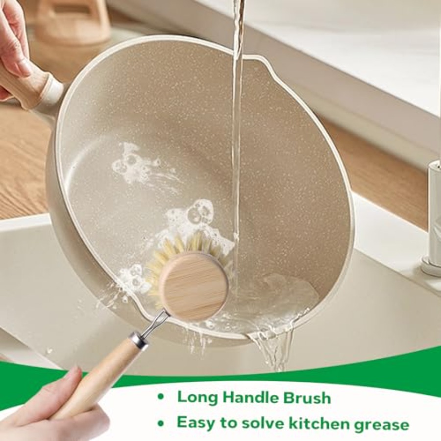 Bamboo Dish Brush Set - 5 Pack - Dish Brush Bamboo 리뷰 및 가격