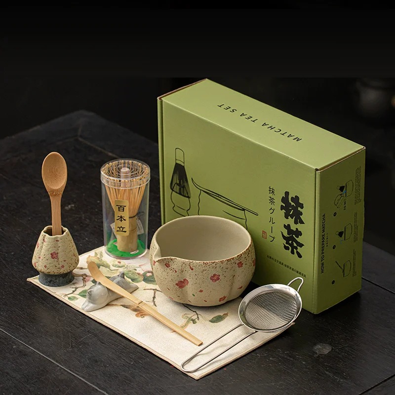 8PCS Japanese Flint red Matcha - Dish Brush Bamboo 리뷰 및 가격