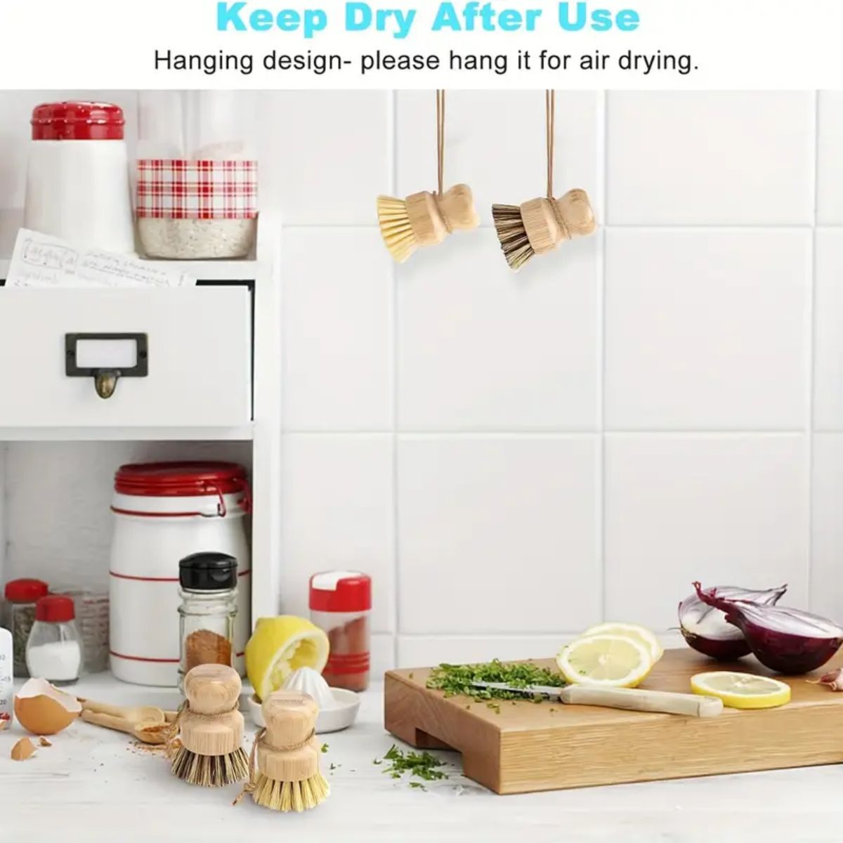 1/2/3pcs Multi-Functional Kitc - Dish Brush Bamboo 리뷰 및 가격